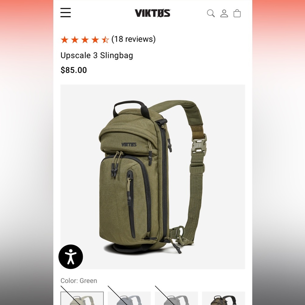 Viktos Upscale 2 Sling Bag